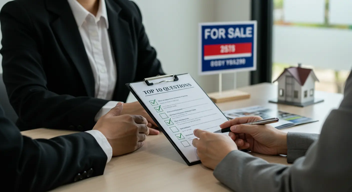 Read more about the article Top 10 Questions to Ask a Realtor Before Hiring Them